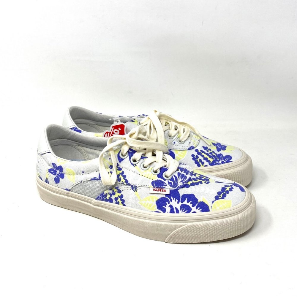 💖MEGA SALE💖VANS Acer Mesh Ni Sp Barely Women White Blue Canvas VN0A5DXZ3X6 - Picture 4 of 10
